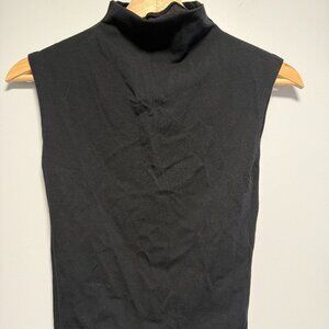 Madewell XS Black Mock Neck Tank
